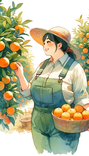 『みかん狩り』