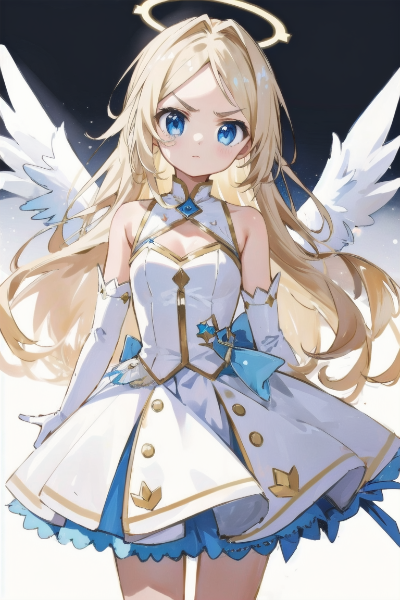 天使な少女（白）