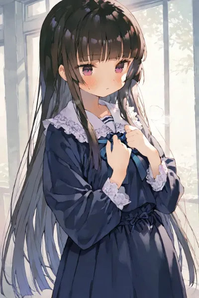 窓辺の少女