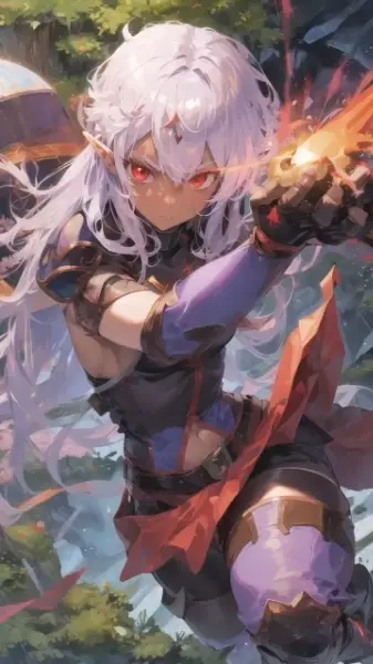 黒き肌のエルフ