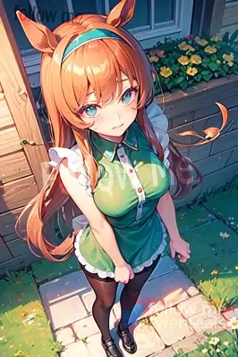 ちょっと幼児化したサイレンススズカのメイド