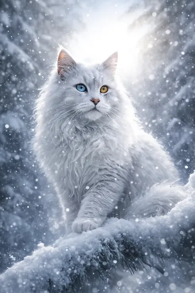 雪の守護猫と失われた光の秘密