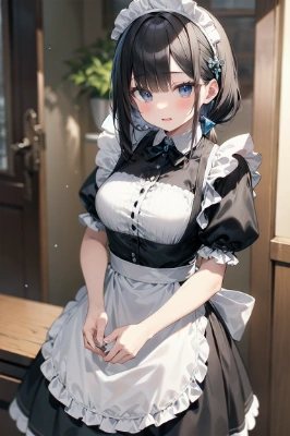 おかえりなさい…あら、そんなところ、見ないでください