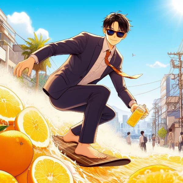 大当たりの街中