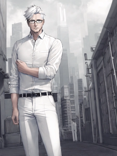 モノクロに染まる街