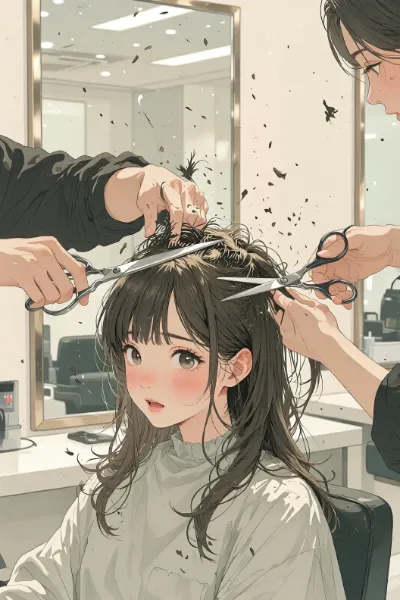 美容院で芽生える新しい自分