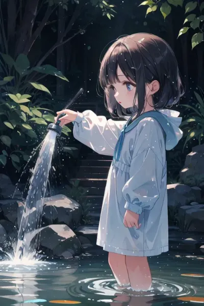 水遊び