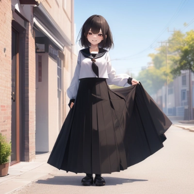 ロングスカート少女 #10