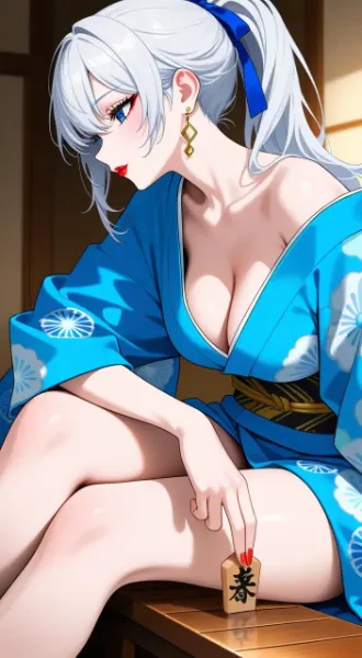 将棋で勝負だ♡