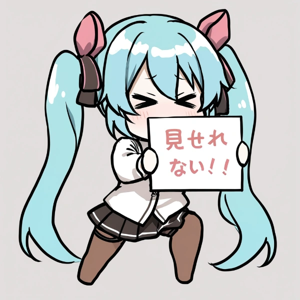 見せられません