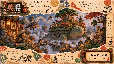 神の宿る亀の島を巡る優しい旅