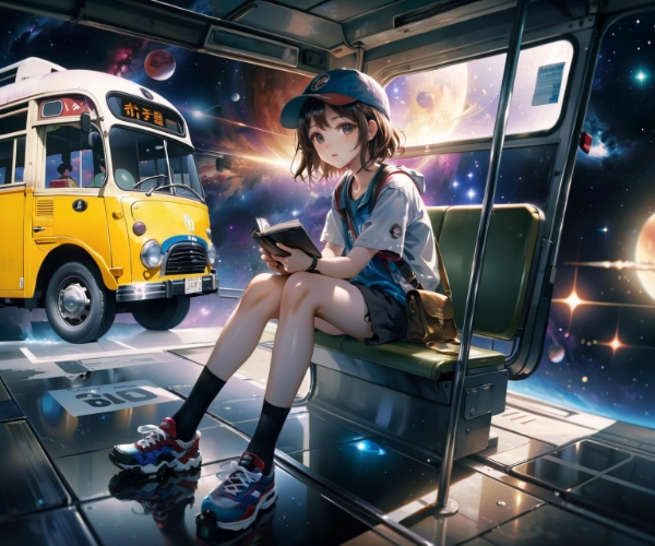 一人旅・辺境のバス停にて