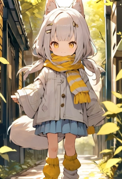 もふもふキツネの子