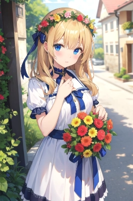 美少女　花輪
