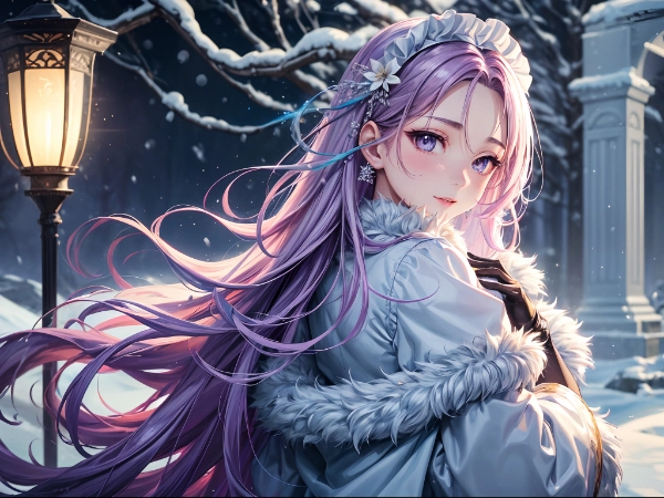 雪の日とメイドさん