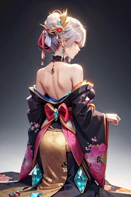 着物美人