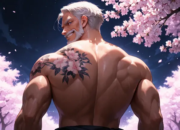 夜桜