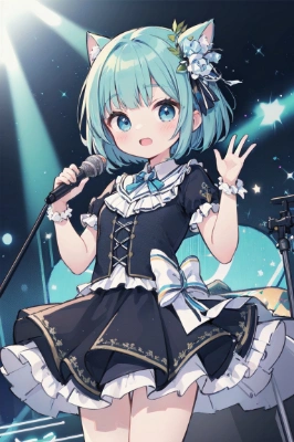 アイドルの少女