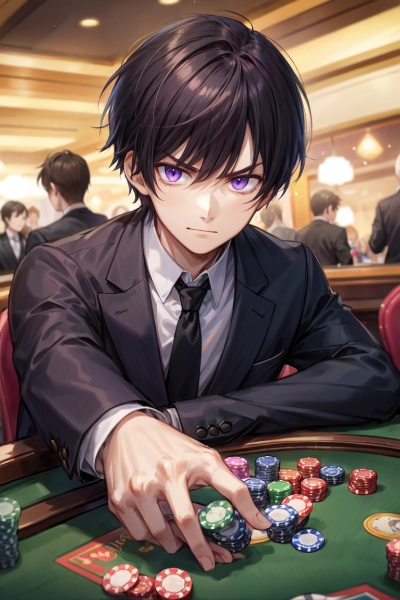 一攫千金を狙う、黒髪短髪男性！！（16枚）