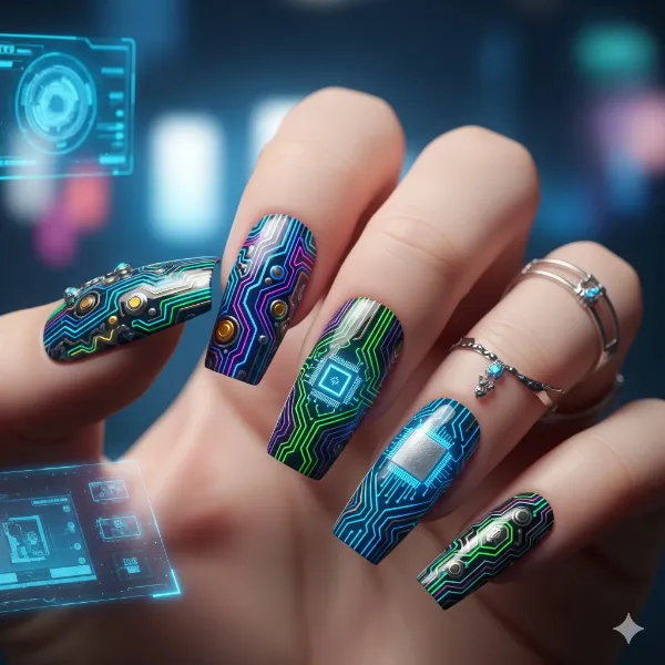 AIが考える画期的ネイルアート