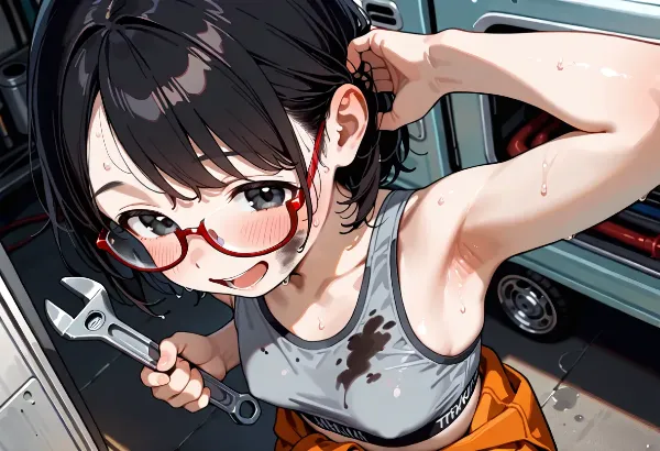 ガレージの天使