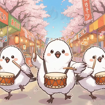 すずめ踊り【音あり１０秒動画】