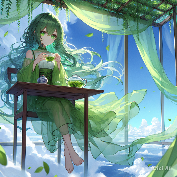 空中庭園の茶室