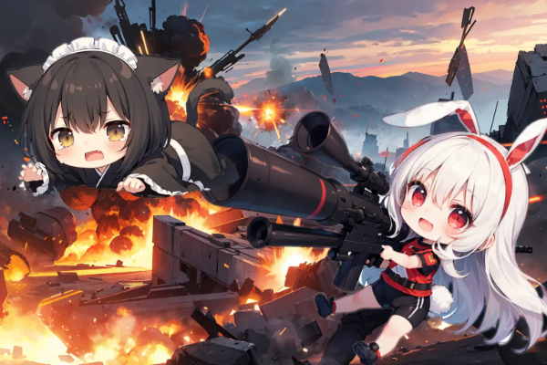 最強武器？ヘタレにゃんこバズーカ！！