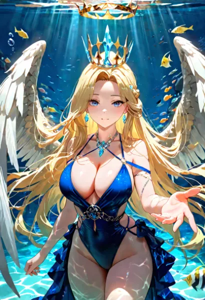 水中の王女さま