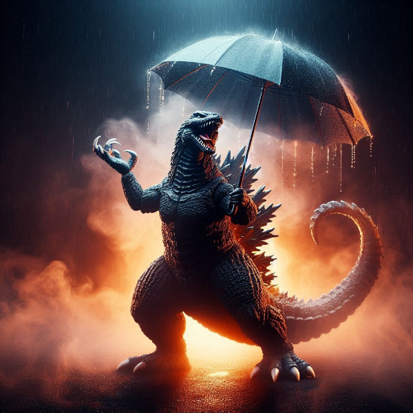 傘ｘ怪獣　（16枚）