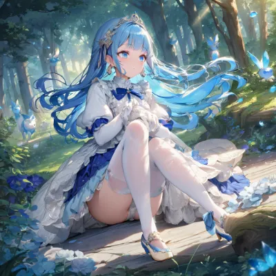 青髪のお姫様