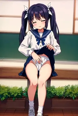 誰も来ない校舎裏でひとりエッチ