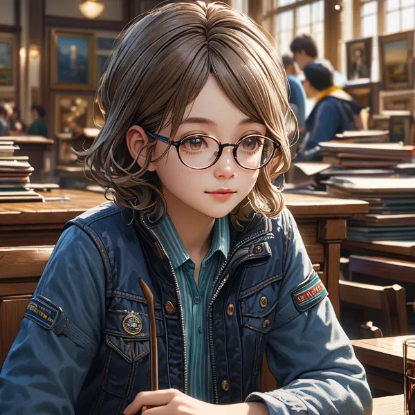 古い図書館の秘密の調べ