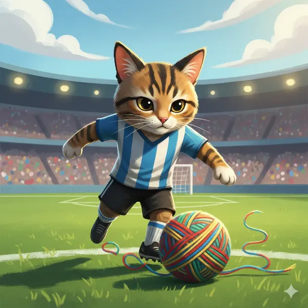 毛糸玉サッカー