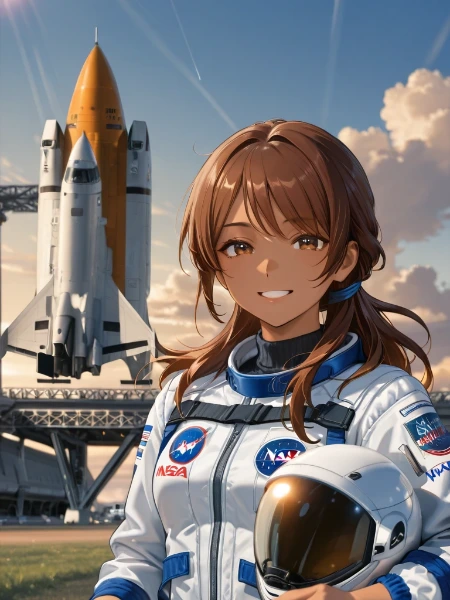 The embodiment of space exploration's romance