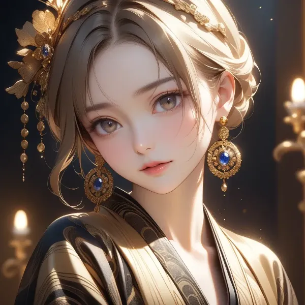 黄金の輝きを纏う少女