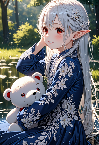 森のエルフとぬいぐるみの約束