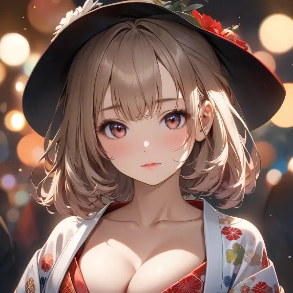 花火の夜に咲く少女