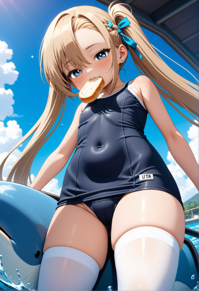 腹が減っては泳げません