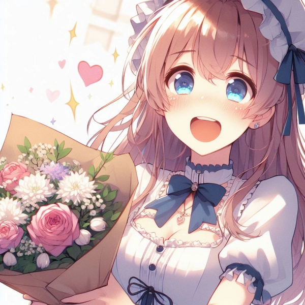 ホワイトデーに花束を