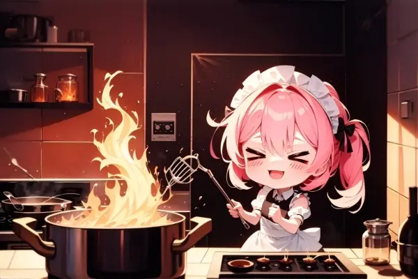 いけ！　焼き尽くせ！