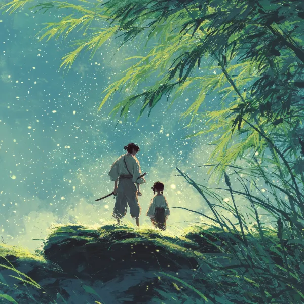 星降る竹林にて