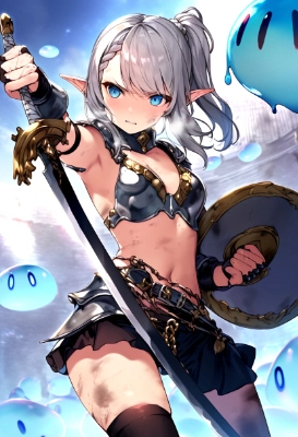 あと一回勝てば解放される奴隷剣士がスライムと戦った結果‥