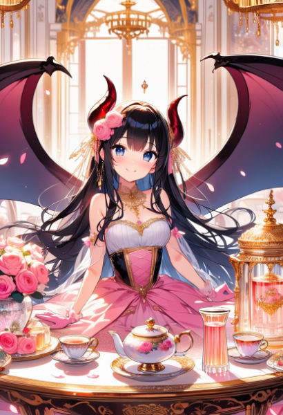 ローズティーなどいかがかのう？