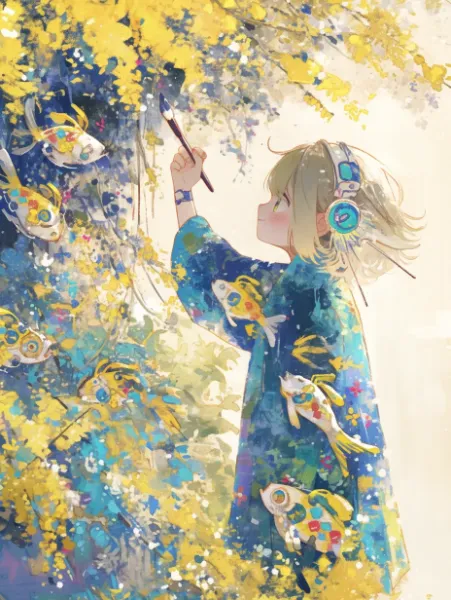 ミモザの園と「四月の魚」