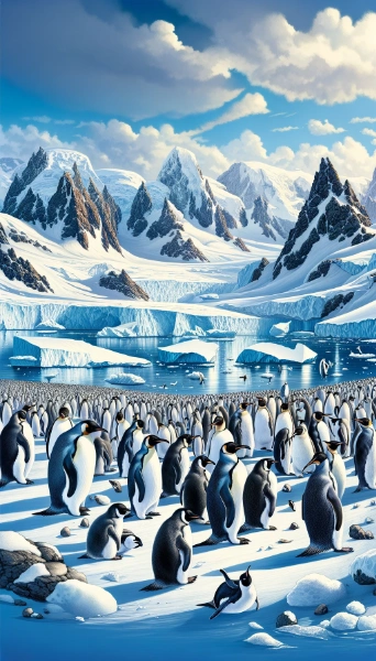 ペンギンの群れ