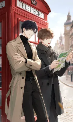 イギリス旅行に来た二人