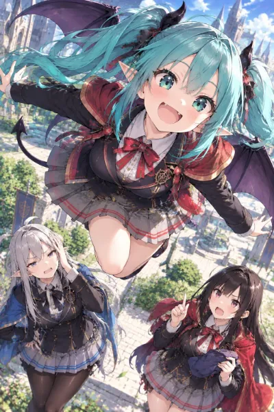 メイドは歩け、生徒は飛ぶな？