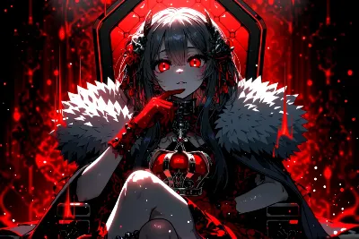 紅の玉座に君臨する魔女王の囁き