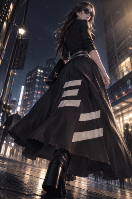 ミニロングスカート